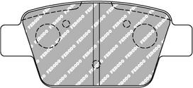 Ferodo Racing Rear Brake Pads For FIAT 1.9 D Multijet Bravo II (198) FCP1469