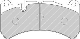Ferodo Racing Front Brake Pads For MASERATI 4.7 S Gran Turismo FRP3100