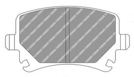 Ferodo Racing Rear Brake Pads For VOLKSWAGEN 2.0 TDI 4motion SHARAN (7N1, 7N2) FCP1636