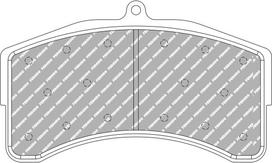 Ferodo Racing Front Brake Pads For LAMBORGHINI GT3 Super Trofeo EVO2 Huracan FRP3165
