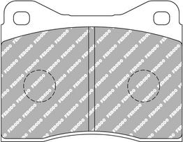 Ferodo Racing Front Brake Pads For LAMBORGHINI LP400 Contach FCP399