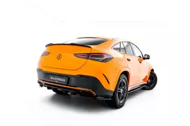 Maxton Design Rear Splitter (with vertical bars) V.2 Mercedes-Benz GLE Coupe AMG-Line C167 / C167 Facelift ME-GLE-C167-AMGLINE-RD3G+RD4G