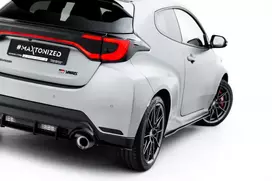 Maxton Design Street Pro Rear Side Splitters Toyota GR Yaris Mk4 Facelift TOYA4FGRCNC-RSD1B