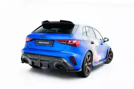 Maxton Design Prepreg Carbon Fiber Rear Diffuser Audi RS3 Sportback 8Y Facelift CF-AU-RS3-8YF-RS1-245-P