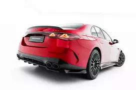 Maxton Design Rear Splitter (with vertical bars) Mercedes-AMG E53 Sedan / Estate W214 ME-E-214-53-RD1G+RD2G