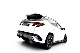 Maxton Design Rear Splitter (with vertical bars) Hyundai Tucson N-Line Mk4 Facelift HY-TU-4F-NLINE-RSD1G+RD1G