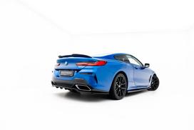 Maxton Design Rear Splitter (with vertical bars) BMW 8 Coupe M-Pack G15 BM-M850-G15-RD3G+RD4G