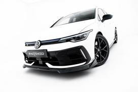 Maxton Design Front Splitter V.4 Volkswagen Golf R Variant Mk8 Facelift VW-GO-8F-R-FD4G