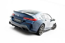 Maxton Design Rear Splitter (with vertical bars) BMW 8 Gran Coupe M-Pack G16 BM-M850-G16-GC-RD3G+RD4G