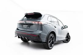 Maxton Design Rear Splitter (with vertical bars) Volkswagen Tiguan R-Line Mk3 VW-TI-3-RLINE-RD1G+RD2G