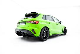 Maxton Design Street Pro Rear Diffuser + Flaps Audi RS3 Sportback 8Y Facelift AURS38YFSBCNC-RS1B+BRBI+RSF1G