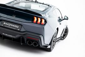 Maxton Design Street Pro Rear Side Splitters + Flaps Ford Mustang Dark Horse Mk7 FOMU7DHCNC-RSD1B+RSF1G
