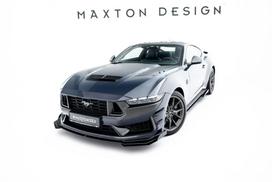 Maxton Design Street Pro Front Splitter + Flaps Ford Mustang Dark Horse Mk7 FOMU7DHCNC-FD1B+FSF1G