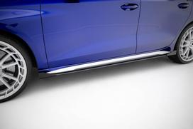 Maxton Design Street Pro Side Skirts Diffusers V.2 + Flaps Audi A3 S-Line Sedan / S3 Sedan 8Y / 8Y Facelift AUS38YFCNC-SD1B+SF1G