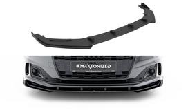 Maxton Design Street Pro Front Splitter + Flaps Audi A5 F5 Facelift AUA52FSBCNC-FD1BRB+FSF1G