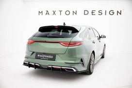 Maxton Design Street Pro Rear Diffuser Kia Proceed GT-Line Mk1 Facelift KICE3FPROGTLINECNC-RS1BRB