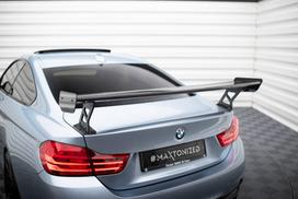 Maxton Design Carbon Spoiler With External Brackets Uprights BMW 4 F32 / 4 F32 M-Pack Coupe CF-BM-4-F32-WING5-EXT-245-P