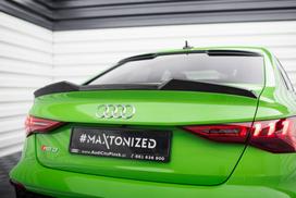 Maxton Design Prepreg Carbon Fiber Tailgate Spoiler Audi RS3 / S3 / A3 S-Line / Standard Sedan 8Y CF-AU-RS3-8Y-S-H1-245-P