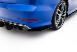 Maxton Design Street Pro Rear Side Splitters Audi S3 Sedan 8V AUS33SCNC-RSD1BRB