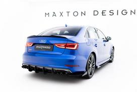 Maxton Design Street Pro Rear Diffuser Audi S3 Sedan 8V AUS33SCNC-RS1BRB