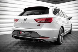 Maxton Design Street Pro Rear Diffuser Seat Leon Cupra Sportstourer Mk3 SELE3CUSTCNC-RS1BRB