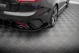 Maxton Design Street Pro Rear Side Splitters + Flaps Kia Stinger GT / GT-Line Mk1 KIST1GTLINECNC-RSD1BRB+RSF1G