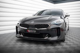 Maxton Design Street Pro Front Splitter Kia Stinger GT / GT-Line / Standard Mk1 KIST1GTLINECNC-FD1BRB