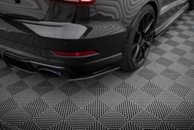 Maxton Design Street Pro Rear Side Splitters Audi RS3 Sedan 8V Facelift AURS38VFSCNC-RSD1BRB