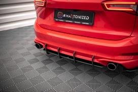 Maxton Design Street Pro Rear Diffuser Ford Focus Estate ST Mk4 FOFO4STLINEESCNC-RS1BRB