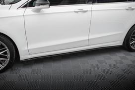 Maxton Design Street Pro Side Skirts Diffusers Ford Mondeo Sport Mk5 Facelift / Fusion Sport Mk2 Facelift FOMO5FSPORTCNC-SD1BRB