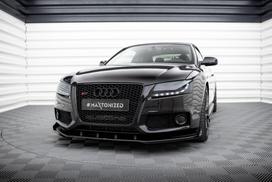 Maxton Design Street Pro Front Splitter + Flaps Audi S5 / A5 S-Line 8T AUS51CNC-FD1BRB+FSF1G