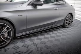 Maxton Design Street Pro Side Skirts Diffusers Mercedes-AMG C43 Coupe / Cabrio C205 Facelift / A205 Facelift MEC205F43CCNC-SD1BRB