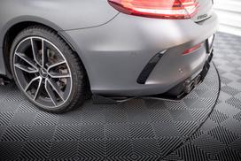 Maxton Design Street Pro Rear Side Splitters + Flaps Mercedes-AMG C43 Coupe / Cabrio C205 Facelift / A205 Facelift MEC205F43CCNC-RSD1BRB+RSF1G