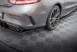 Maxton Design Street Pro Rear Side Splitters Mercedes-AMG C43 Coupe / Cabrio C205 Facelift / A205 Facelift MEC205F43CCNC-RSD1BRB