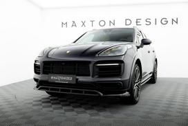 Maxton Design Front Splitter Porsche Cayenne Sport Design SUV / Coupe Mk3 PO-CAY-3-SPORT-FD1G+FD1RG