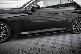 Maxton Design Street Pro Side Skirts Diffusers + Flaps BMW 2 Coupe G42 BM2G42CNC-SD1BRB+SF1G
