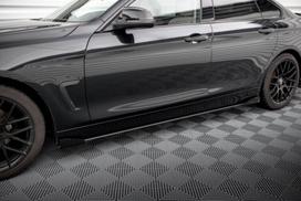 Maxton Design Street Pro Side Skirts Diffusers + Flaps BMW 4 Gran Coupe F36 BM4F36GCCNC-SD1BRB+SF1G