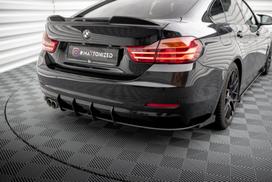 Maxton Design Street Pro Rear Side Splitters + Flaps BMW 4 Gran Coupe F36 BM4F36GCCNC-RS1BRB+RSF1G