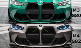 Maxton Design Carbon Fiber Front Grill Prepreg BMW M4 G82 / M3 G80 - version with radar CF-BM-4-G82-M-G1-245V-P+ACC
