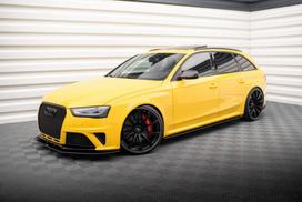 Maxton Design Street Pro Side Skirts Diffusers Audi RS4 B8 AURS4B8CNC-SD1BRB