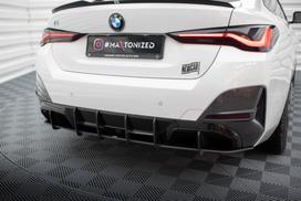 Maxton Design Street Pro Rear Diffuser BMW i4 M-Pack G26 BMI4G26MPACKCNC-RS1B+BRBI