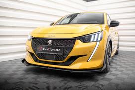 Maxton Design Street Pro Front Splitter + Flaps Peugeot 208 GT Mk2 PE2082GTCNC-FD1BRB+FSF1G