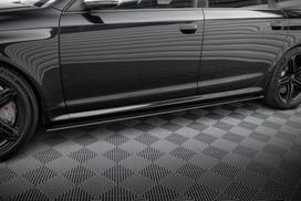 Maxton Design Street Pro Side Skirts Diffusers Audi RS6 Avant C6 AURS6C6CNC-SD1BRB
