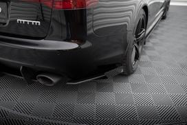 Maxton Design Street Pro Rear Side Splitters + Flaps Audi RS6 Avant C6 AURS6C6CNC-RSD1BRB+RSF1G