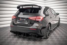 Maxton Design Street Pro Rear Valance + Flaps Mercedes A35 AMG Hatchback Aero Pack W177 MEA17735CNC-RS1BRB+RSF1G