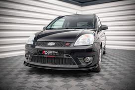 Maxton Design Street Pro Front Splitter V.1 + Flaps Ford Fiesta ST Mk6 FOFI6STCNC-FD1BRB+FSF1G