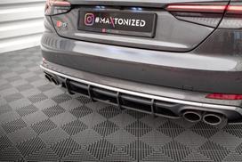 Maxton Design Street Pro Rear Diffuser Audi S5 Coupe / Sportback F5 AUS52CNC-RS1B+BRBI
