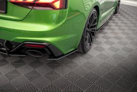 Maxton Design Street Pro Rear Side Splitters Audi RS5 F5 Facelift AURS52FCNC-RSD1BRB