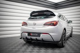 Maxton Design Street Pro Rear Valance + Flaps Opel Astra GTC OPC-Line J OPASJGTCOPCLINECNC-RS1BRB+RSF1G