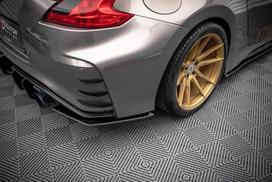 Maxton Design Street Pro Rear Side Splitters Nissan 370Z Nismo Facelift NI370ZNISMOCNC-RSD1BRB